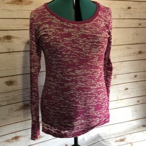 Burn out long sleeve T